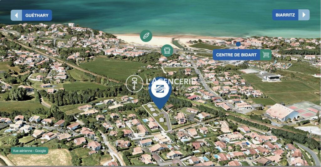 Terrain constructible à Bidart